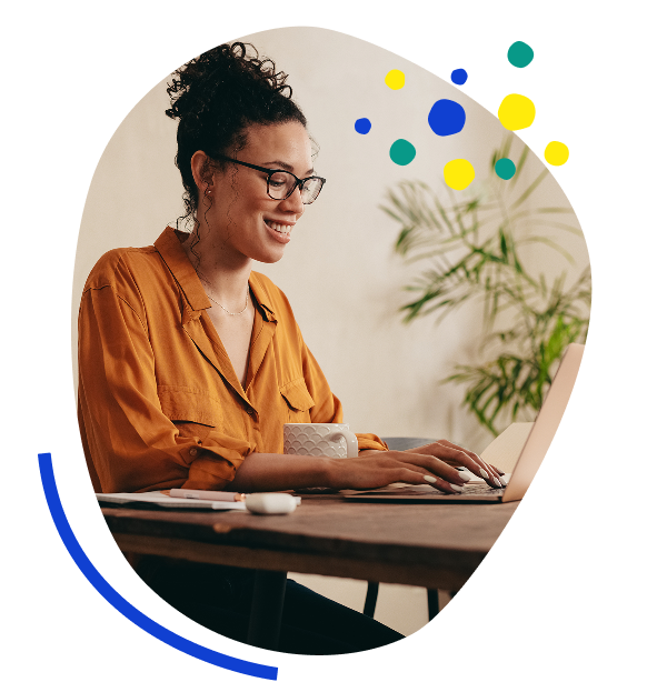 Consultant presenting lead generation results