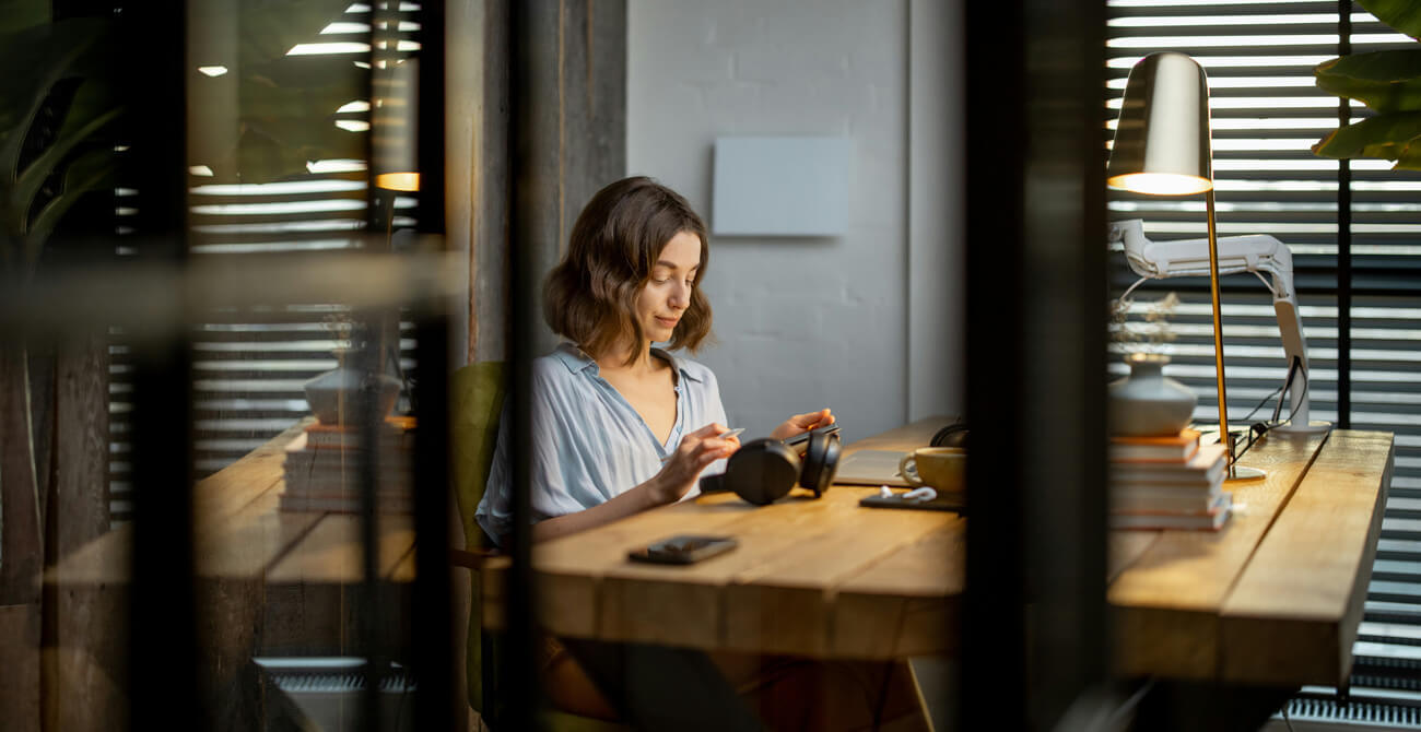 Fractional CMO reviewing marketing strategy at desk